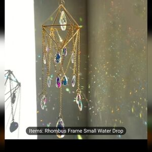 Sun catcher glass beads
